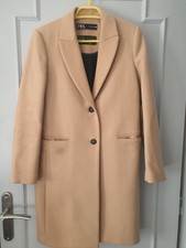 Manteau zara beige laine