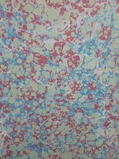 Papier marbré à la cuve de