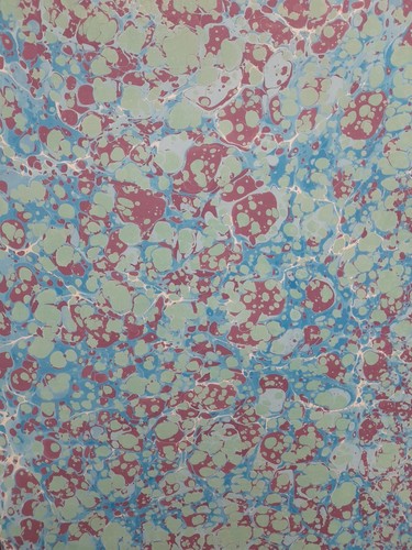 Papier marbré cuve de - cuve,