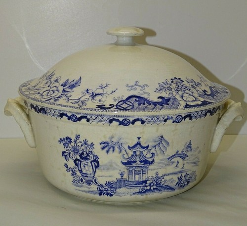 Rare soupiere ceramique creil - -rare,