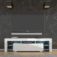 Meuble TV bas 160 cm Haut