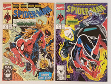 SPIDER-MAN #6 #7 NM 1991
