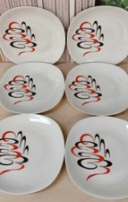 6 Assiettes Plates Porcelaine du Berry Vintage 70' / ref2
