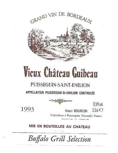 Etiquette vin puisseguin - vin,