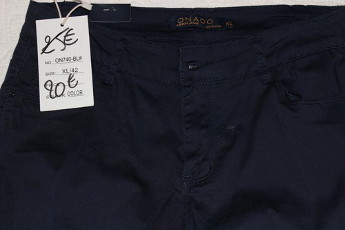 Pantalon femme bleu marine 4 - pantalon,