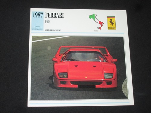 Ferrari f40 1987 voiture - ,
