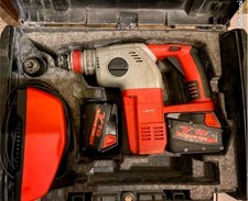 Perforateur burineur Milwaukee 18V + 2 batteries + chargeur + mallette