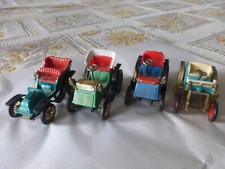 B/ lot de 4 voiture  GAMA  4  tacots de collection  OPEL  MERCEDES .... no rami