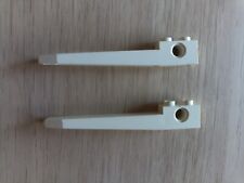 Lot de 2 fourches de chariot élévateur LEGO Réf. 2823 blanc