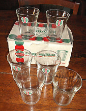 Carton de 6 verres Universels Duralex vintage