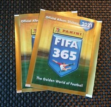 Stickers Panini / FIFA 365 : 2021 : PAQUETS SCELLÉS : COMME NEUF /NEUF : 2 PAQUETS