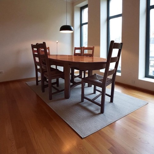 Table chêne chaises - table, +
