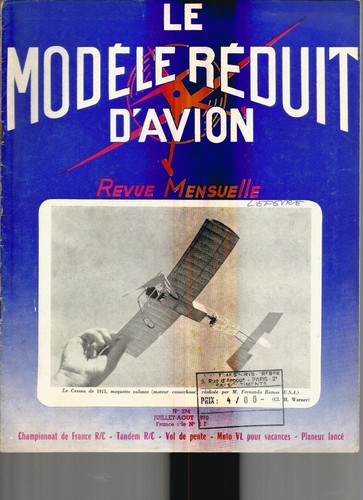 Mra 374 plan moto de - mra, n°374