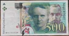 Billet de 500 francs Pierre et