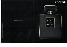 Publicité Advertising 1220 2013  parfum Coco Noir Chanel 2p  du noir nait lumièr