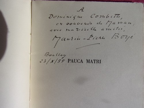 Envoi autographe maurice - autographe/,