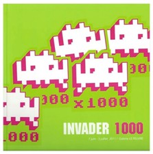 SPACE INVADER 1000 book livre Le Feuvre Roze (no guide banksy kit map )