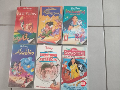 Lot cassettes vidéo vhs - lot,