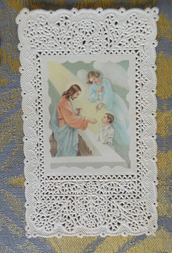 Image pieuse canivet dentelle