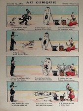 IMAGE D'EPINAL N° 2579-2570 CIRQUE DE BENJAMIN RABIER ET TROUSSEQUIN DE O'GALOP