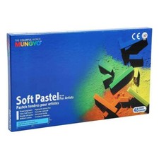 Boite de Pastels secs Assorties 48 Unité Lot de 1 Set Pièces