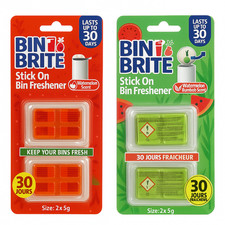 Désodorisant parfum Poubelle  cuisine voiture meuble Odeurs 30 Jours bin brite