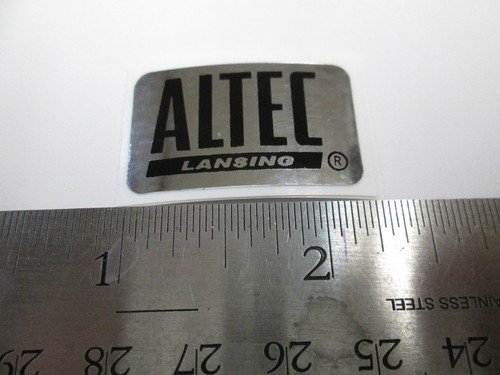 Altec 612 cabinets - altec, decal"