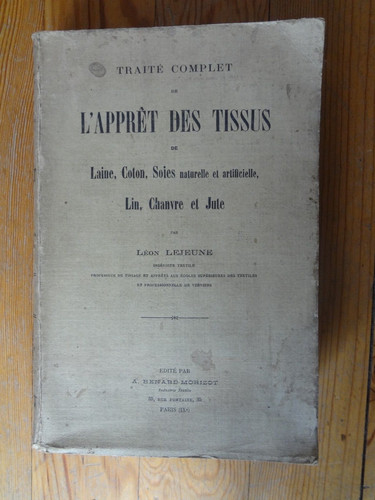 Apprêt des tissus laine - tissus, de