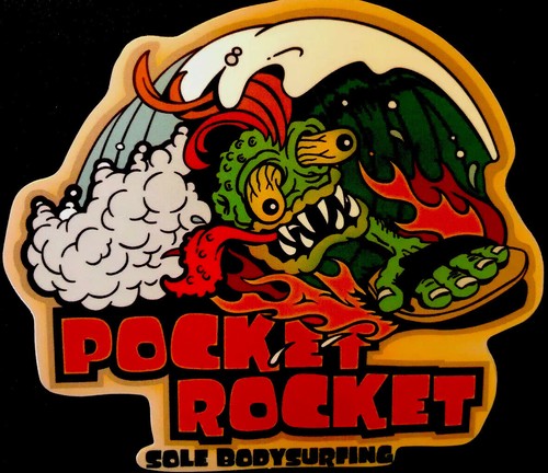 Rat fink sticker pocket - rat,