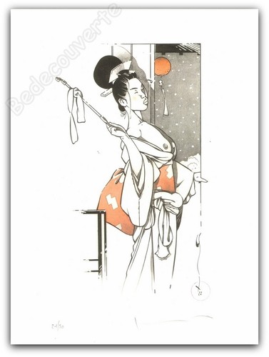 Affiche michetz geisha - affiche,