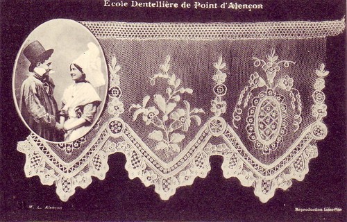 Cpa orne ecole dentelliere - 61,