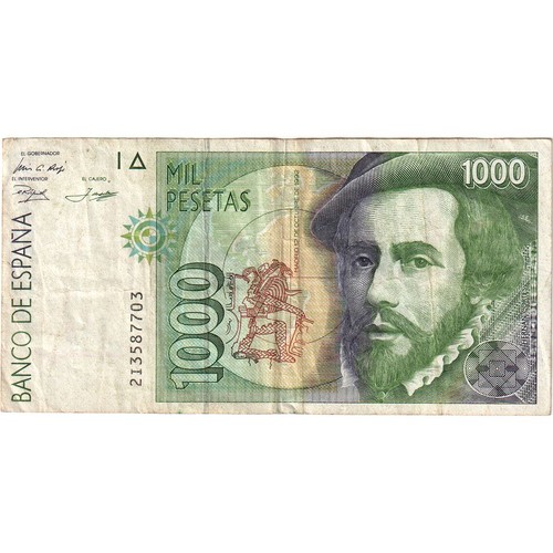 Billet espagne 1000 pesetas - espagne,,