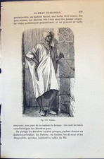 Antique Old Print Nubien Man