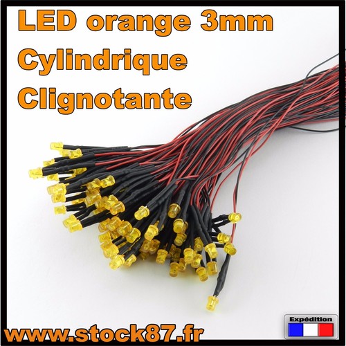 292o led 3mm cylindrique - 3mm,