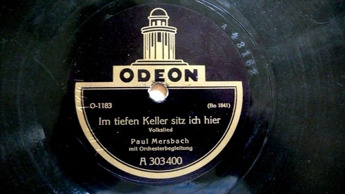 Odeon paul mersbach 78rpm - odeon,