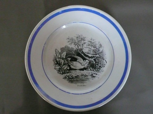 Ancienne assiette faience - ancienne, en