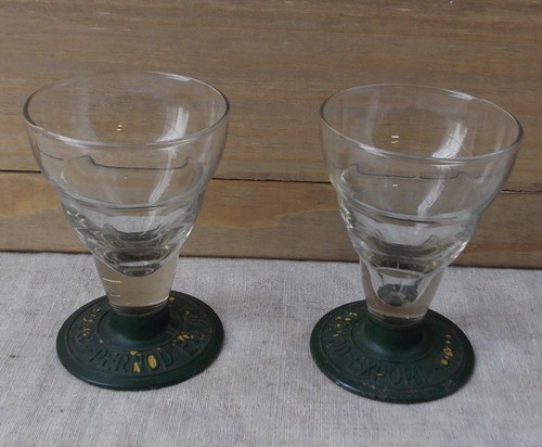 Rare anciens verres pernod - rare,