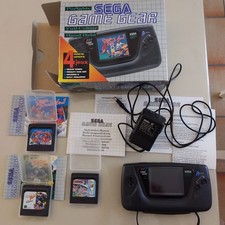 console vintage sega game gear colector avec boite d origine et 3 jeux
