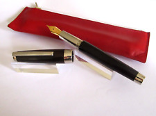 STYLO PLUME DE PRESTIGE JACQUES HERBIN "CARAVELLE" BOIS EBENE NEUF DE STOCK P130