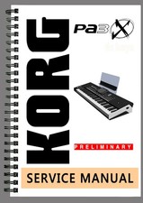 Manuel d'entretien Korg PA3X -