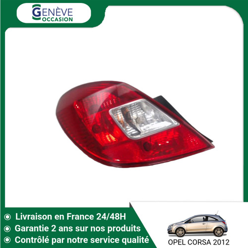 Feu arriere gauche - arriere,