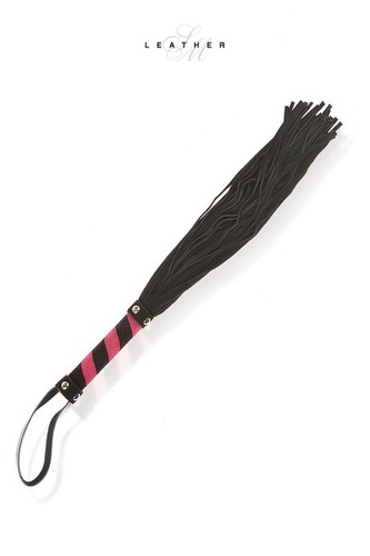 Martinet cuir noir rose - en,