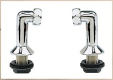 Paire de Colonnette Luxe  entièrement Laiton Chromé 15/21 (1/2)  Baignoire  Bain