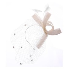 Rétro Bibi avec Voilette Femme Fascinator Petit Chapeau de Fête Cérémonie Bal...
