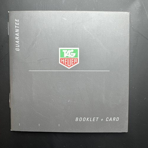 Tag heuer livret garantie - heuer,