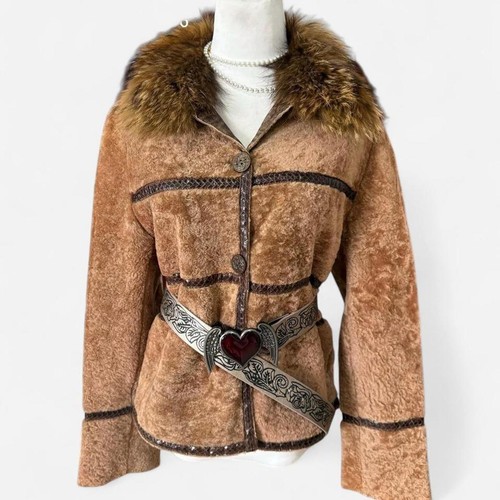 Veste courte peau mouton - veste,