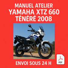 Manuel Atelier Yamaha XTZ 660 Ténéré 2008 Revue Technique Moto RMT CD PDF