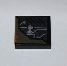 Lego Agents Black Tile 2x2