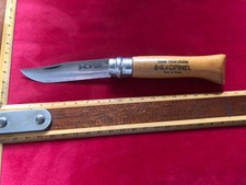 couteau ancien OPINEL TRES RARE MARQUAGE DU MANCHE antique knife messer coltello
