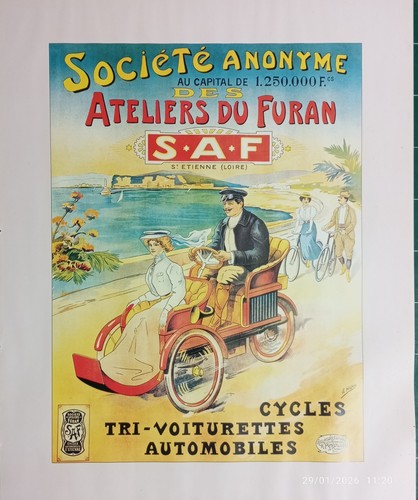 Ancienne affiche des ateliers - affiche,